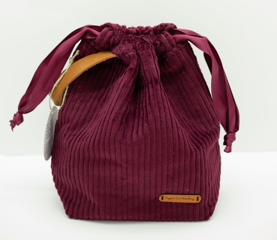 Luxury Corduroy Drawstring Small – Crystal Cat Stitchery