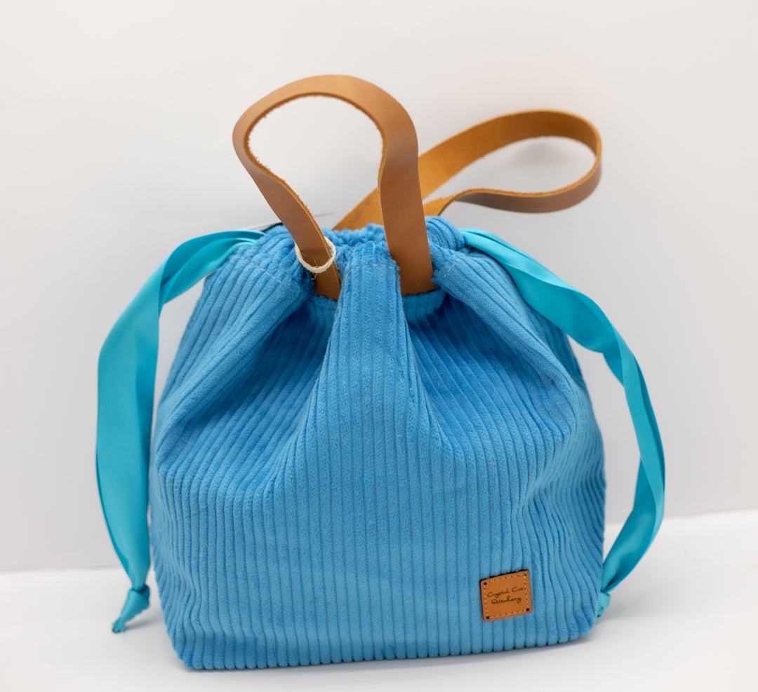 Luxury Corduroy Drawstring Medium – Crystal Cat Stitchery