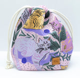Classic Drawstring Sml - Kitty in the Jungle