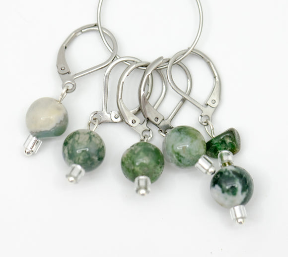 Removable Clasp Gemstone Stitch Markers