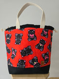Large Classic Drawstring - Lucky Cats