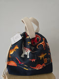 Large Classic Drawstring - Daring Dinos
