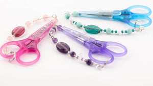 Yarn Scissors With Gemstone Fob